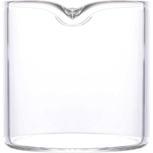 100ml Single/ Double Port Coffee Cup Heat-resistant Transparent Glass Cup Beer Drink Mug Tea Mugs Kitchen Drinkware Supplies