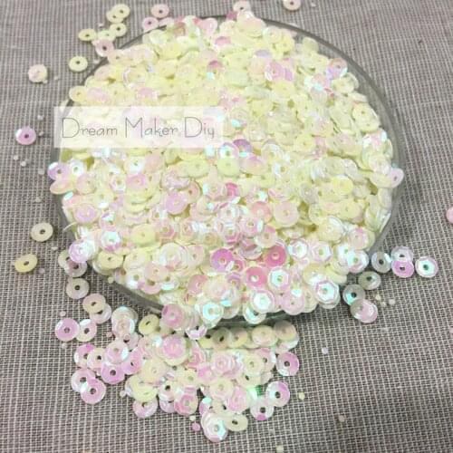 10000pcs(50g) 4mm Cup Loose Sequins Paillette Sewing For Crafts Scrapbooking confetti decoration for sewing garment Scrapbook