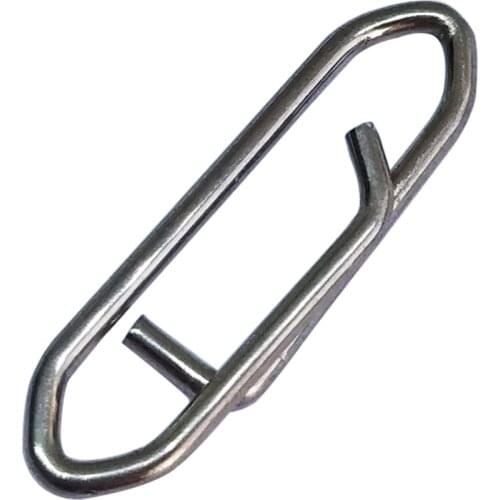 20-pieces Swivel Fishing Quick Clip Snap S/M/L Snap Hook Steel Fishing Connector for Lure Drop Rigs Saltwater Terminal Tackle