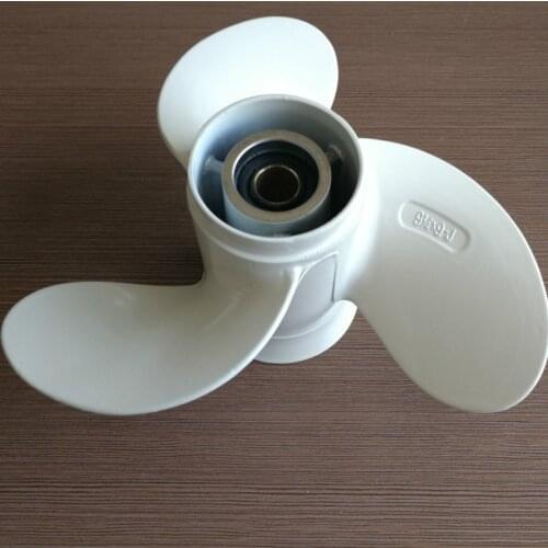 9.9-15HP Yamaha Engine Propeller Model 9 1/4 X 9-J Outboard Engine Propeller OEM Part Number 683-45945-00 Quality Assurance