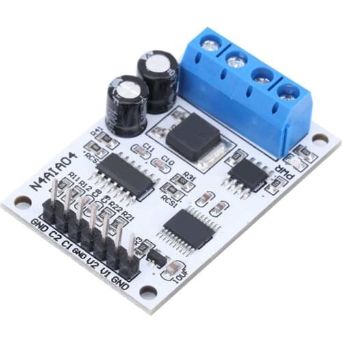 4-20MA RS485 Voltage Current Analog Collector Acquisition ADC Modbus RTU 03 06 Acquisition Module Electric Components