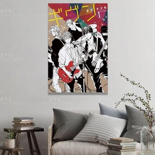 Anime Given 11 Canvas Art Poster And Wall Art Picture Print Modern Family Bedroom Decor Posters Modular Canvas Pictures