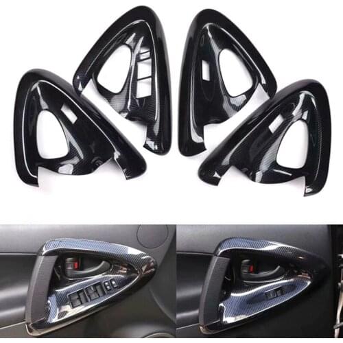 Car Interior Door Handle Window Lift Switch Panel Bezel Trim Styling for Toyota RAV4 2009-2013 LHD Auto