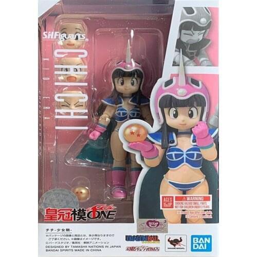 BANDAI S.H.Figuarts DRAGON BALL Original Chichi Action Collection Model Toy Anime Toys For Kids
