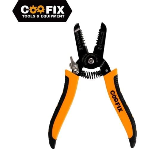 COOFIX 7 Inch Portable Wire Stripper Household Multifunction Cable Cutter Portable Electrician Crimping Tools