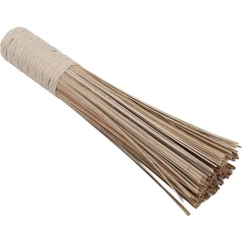 Wood Color Bamboo Brush Iron Pot Brush Cleaning Clean Traditional Brush Pot Tool Kitchen Accessories