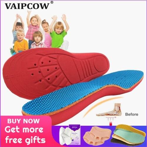 Kids Orthopedic Insoles Children Shoes Flat Foot Arch Support insoles Orthotic Pads corrigibil Health shoes pad foot care