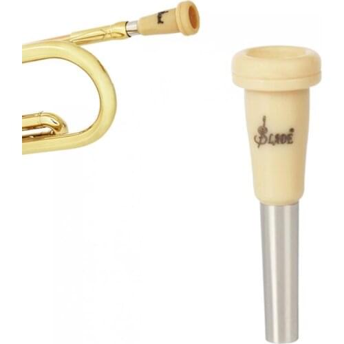 Khaki ABS Resin Metal Trumpet Mouthpiece Khaki Lightweight Trumpet Mouth Beginner Musical Instruments