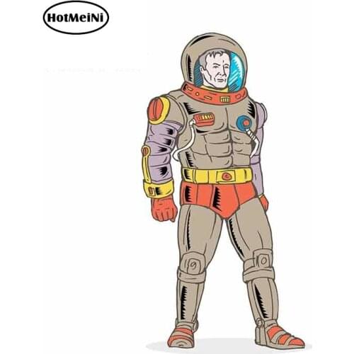 HotMeiNi 13cm x 6.8cm for Cartoon Space Giant Car Stickers Sunscreen Vinyl JDM Bumper Trunk Truck Graphics Waterproof Anime