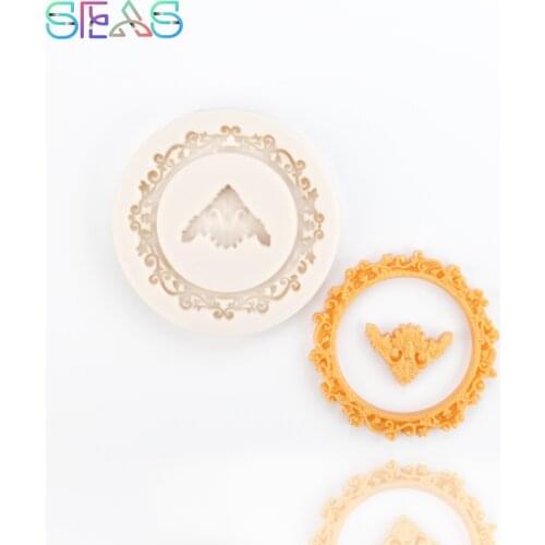 Lace Circle Silicone Molds Cake Mold Decorating Tools Chocolate Resin Molds Pastry Tools Accessories Baking Molds