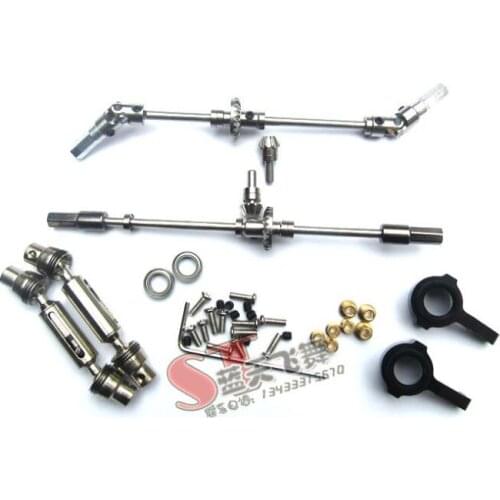 MN Model 1:12 D90 D91 RC car spare parts Metal universal joint steering drive shaft also fit for WPL B14 B24 B16 C14 C24 B36
