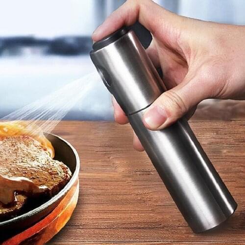 Fashion Hot Kitchen Stainless Steel Olive Mist Spray Pump Bottle Oil Sprayer Pot Cook Tool Free Shipping