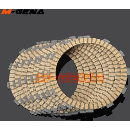Motorcycle Clutch Friction Plates Disc Set 8pcs For GL1800 Gold Wing 2001-2016 VTX1300 VTX1800 2002-2011