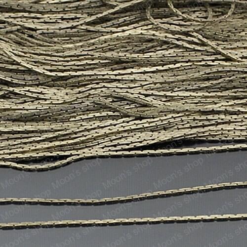 Wholesale Width 0.5mm Antique Bronze Copper Jadoku Chains Diy Findings Accessories 5 Meter(JM2662)