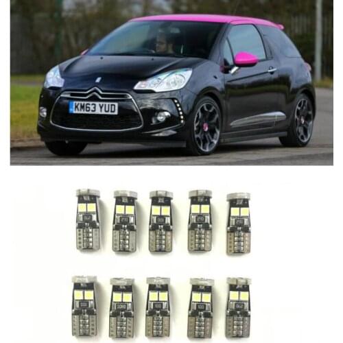 Canbus w5w Led interior lights For citroen DISPATCH DS3 DS4 DS5 NEMO RELAY