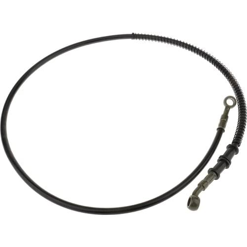 110cm Universal Rubber Motorcycle Brake Clutch Line Hose With Spring