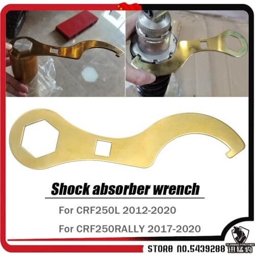 Fork Cap Wrench For Honda CRF250L / M 2012-2020 CRF250RALLY 2017 2018 2019 2020 Dirt Bike fork repair Tool accessories Parts