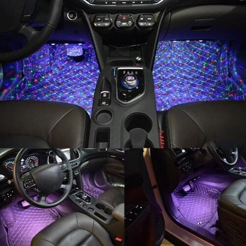 Led Car -Ambient Light Backlight Music RGB Multiple Modes Control Auto Interior Decorative -Atmosphere Lights