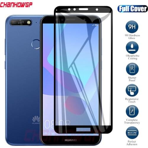 9D Full cover protective glass For Huawei Honor 7A Pro Y6 Prime 2018 AUM-L41 5.7 inch Y62018 AUM-L29 glass screen protector Film
