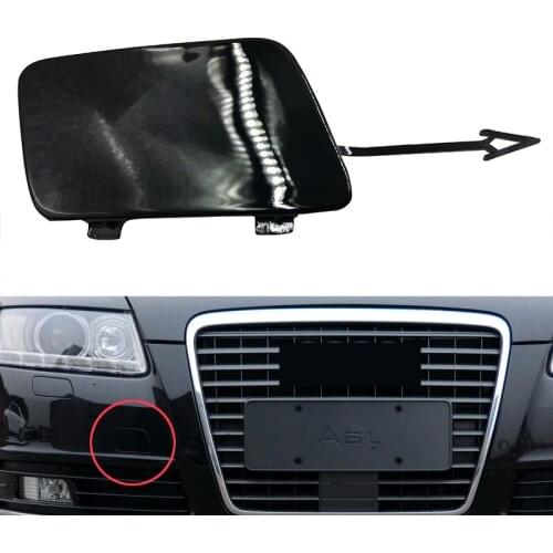 4F0807441 for Audi A6 C6 2009-2011 Automobile trailer hook cover front bumper towing hook cover plate