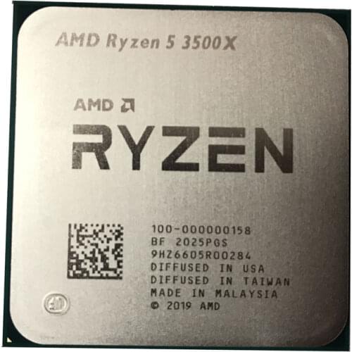 AMD Ryzen 5 3500X R5 3500X 3.6GHz Six-Core Six-Thread Processor 7NM 65W L3=32M Socket AM4 scattered pieces cpu no fan