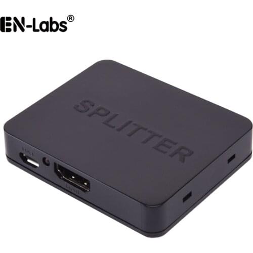 HDMI 4K Splitter 1x2 1 In 2 Out, 2 Port HDMI Split Hub Adpater Dongle w/USB Power Cable for HDTV 4K2K,1080P 3D Projector Monitor