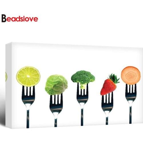 5D Diy Diamond Painting fruit and vegetable Cross Stitch Needlework Full Square Round Diamond Embroidery for sale Diamond Mosaic