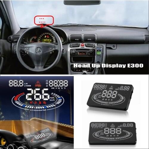 Car HUD Head Up Display For Mercedes Benz C Class W203/W204 AUTO Reflect to Windshield Vehicle Travel Message Projector Screen