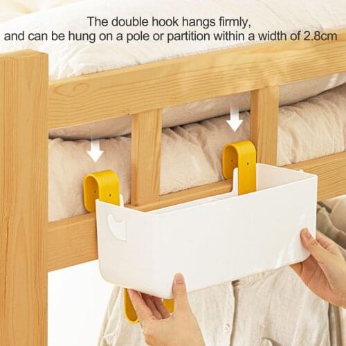 Home Kitchen Snack Bedside Hanging Basket Divide Organizer New Homehold Couch Storage Student Desktop Plastic Box