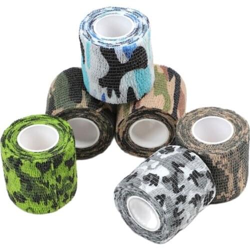 6PCS Disposable Tattoo Grip Cover Wrap Elastic Self Cohesive Bandage Tape for Tattoo Machine Grip (2" x 5 Yards)
