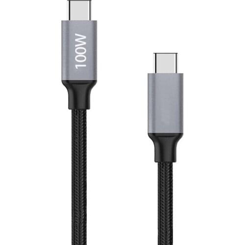 ILEPO 100W USB C to USB C Fast Charger Cable For Xiaomi mi 10 Pro Samsung S20 Macbook iPad PD Cable Type C Fast Charging Cable