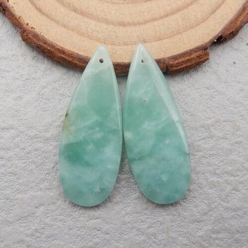 Natural Onyx Jasper fashion woman Earrings bead 36x13x6mm,7.7g
