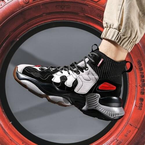 High Top Men Sneakers Designer Running Shoes Chunky Dad Shoes Jogging Trainers Man Breathable Sports Zapatillas Hombre Deportiva