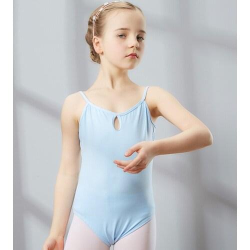2018 New Ballet Dance Tank-Tops Performance 5Colors Cotton Disfraces Infantiles Princess Gymnastics Leotard Girl Kids