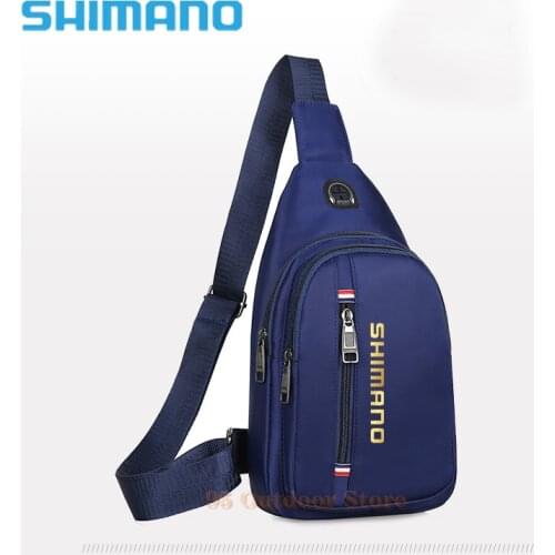 New Man Multi-Function Shimano Fishing Bags Fish Reel Bag Outdoors Storage Package Leisure High-Capacity Sports Fishing Lure Bag