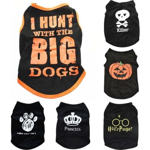 Dog Clothes Summer Vest for Puppy Cartoon Printing T-shirt Cooling Dog Shirts Breathable Dog Costume Chihuahua Ropa Perro XS-L