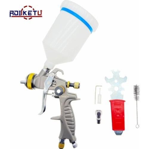 ROLKETU 931B 1.3mm Nozzle Professional Spray Gun Sprayer Paint Air Mini Spray Gun for Painting Cars Aerograph Tool