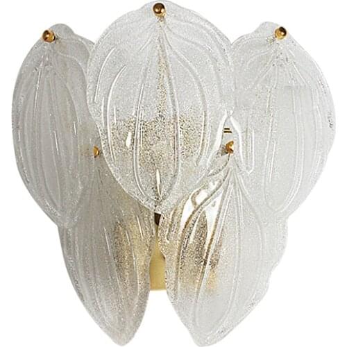 Nordic post-modern wall lamp living room bedroom bedside creative model room TV background wall glass lamp