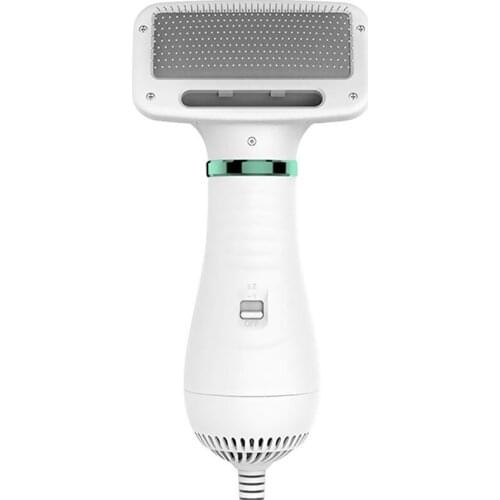 Pet Dryer Low Temprature & Noise Dog Grooming Comb Pet Cat Hair Dryer Gooming Comb Animal Grooming Dryer-EU Plug