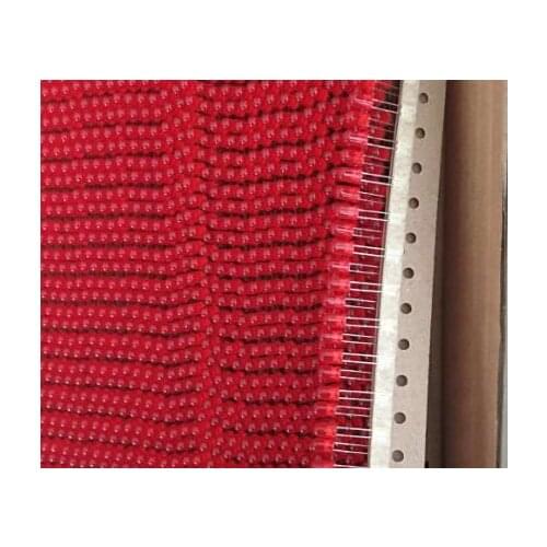 Diffused 5mm red led diode with tape