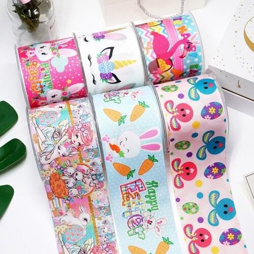 DIY Handmade Materials Printed Grosgrain Ribbon 50 Yard Per Size 25706