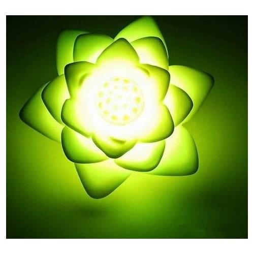 Unisex lamp Wishing Romantic Colorful Color Lotus Lamp Seven-color Light Wedding Gifts Movie & Tv Unisex Toy Plastic