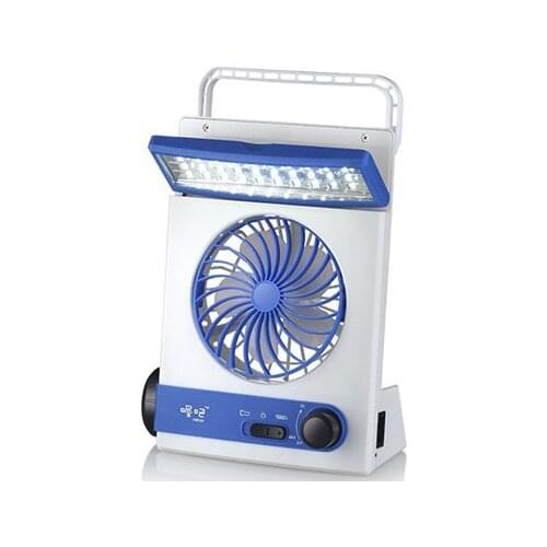 Solar powered Fan table lamp Mini Portable Air Conditioner Humidifier Cooler Cooling Fan USB cooler