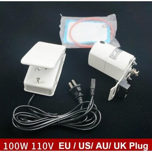 110V 1.0 Amps Universal Home Sewing Machine Motor 100W With Foot Pedal Controller Speed Pedal 7000rmp