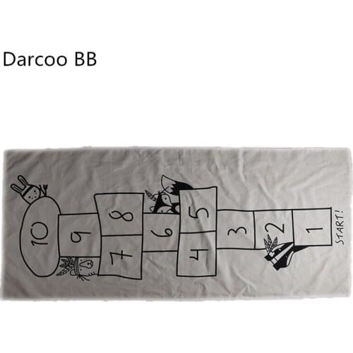 2018 Fashion Baby Blanket Game Mat Canvas Kids Crawling Carpet Baby Bedding Stroller Blanket Childrens Room Decoration