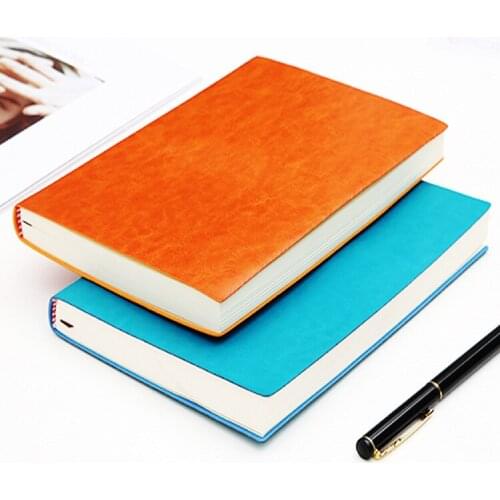 2021 Notepads Extra Large Thick A5 A6 B5 Soft Copybook School Office Stationery Business Notebooks Diary Cuaderno