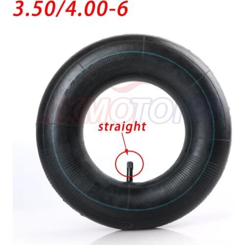 3.50/4.00-6 350/400-6 Inner Tube Tire Innertube Wheelbarrow Rubber Valve 6" NEW
