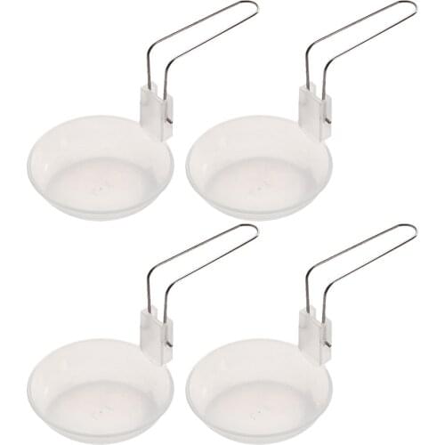 4 PCS Folding Soup Ladle Plastic Kitchen Utensil Outdoor Cooking Ladle Spoon