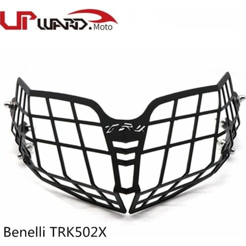For Benelli TRK502X 2018-2020 Motorcycle Accessories Headlight Protector Cover Headlamp Grille Guard Decorative Net Shell