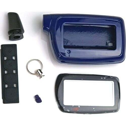 Key Case Keychain for Logicar 1 2 3 4 5 6 i 2-way LCD remote controller Key Fob Chain Car alarm Remote Controller